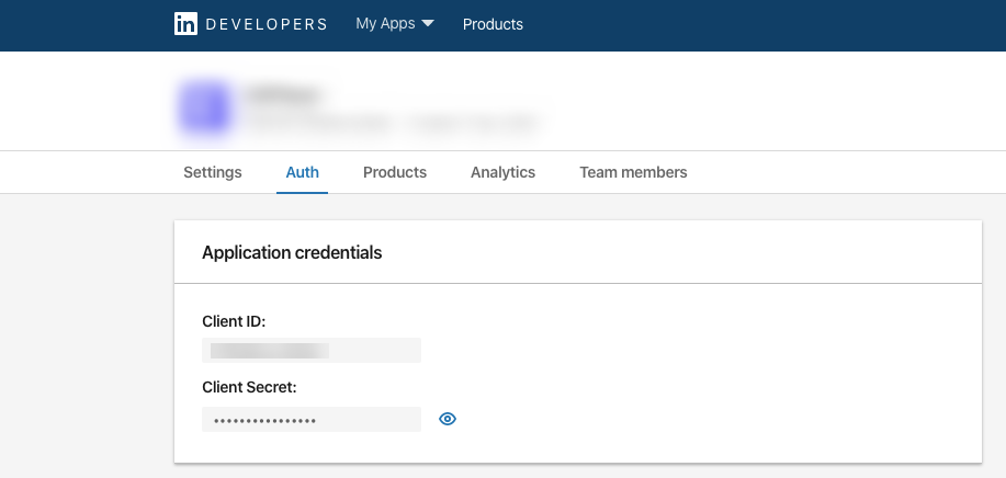 LinkedIn Client ID