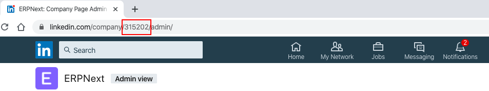 LinkedIn Company ID: