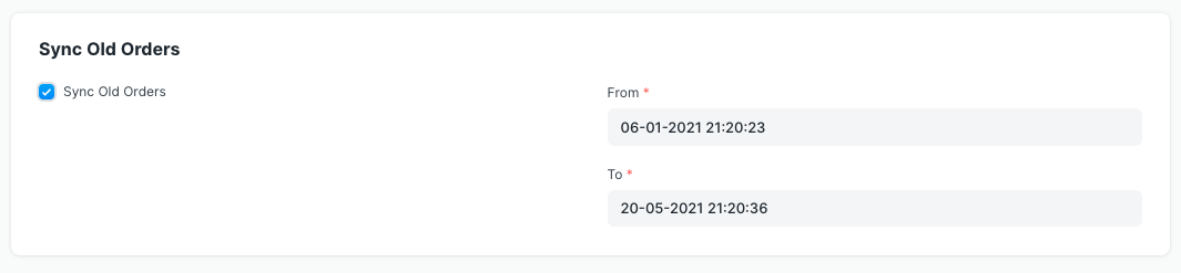 shopify sincronizza i vecchi ordini